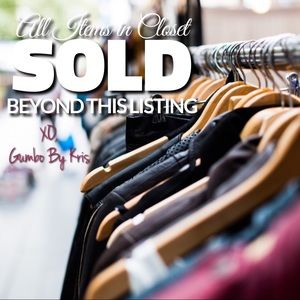 ✋SOLD PAST THIS POINT🤚